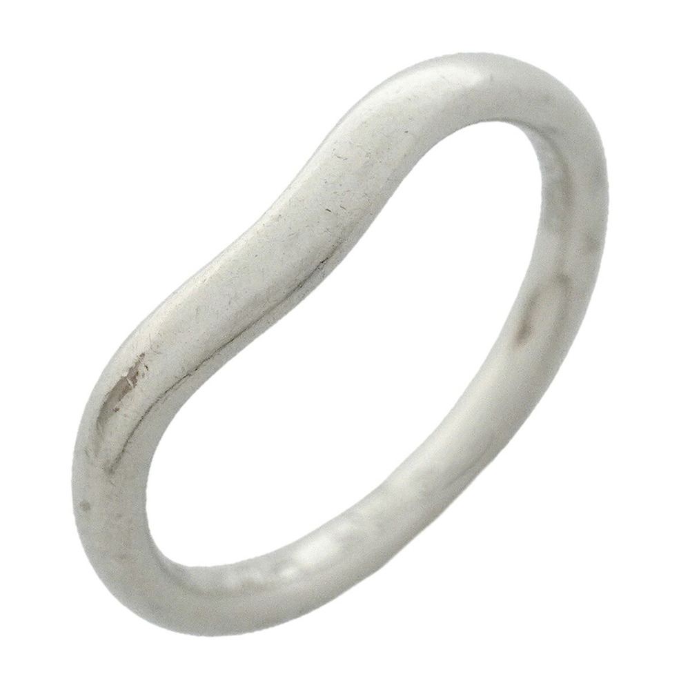 Tiffany & Co. Curved Band Ring, Platinum 950, Size 5, Women's